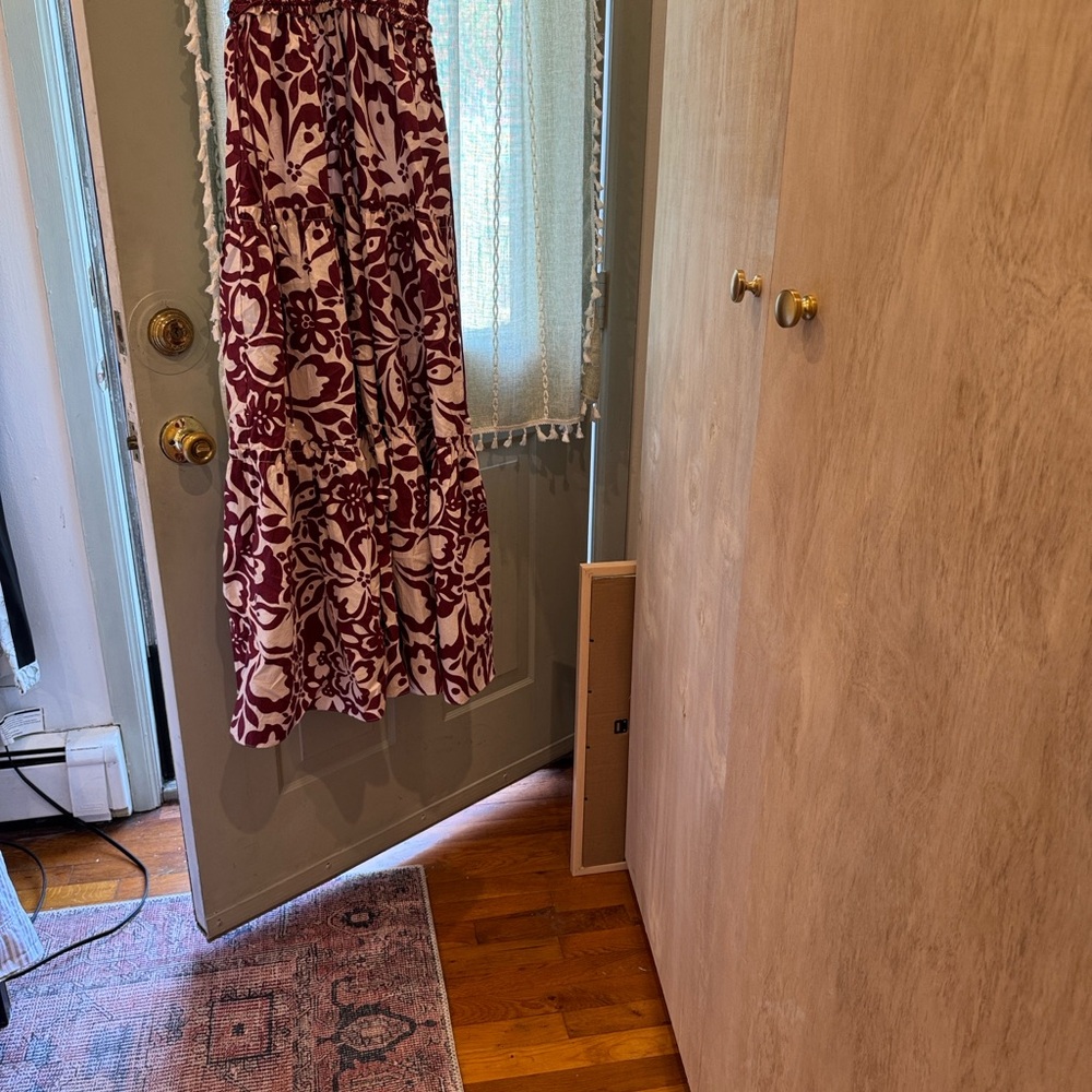 SAYLOR Burgundy Floral Maxi Dress - Picture 5 of 7